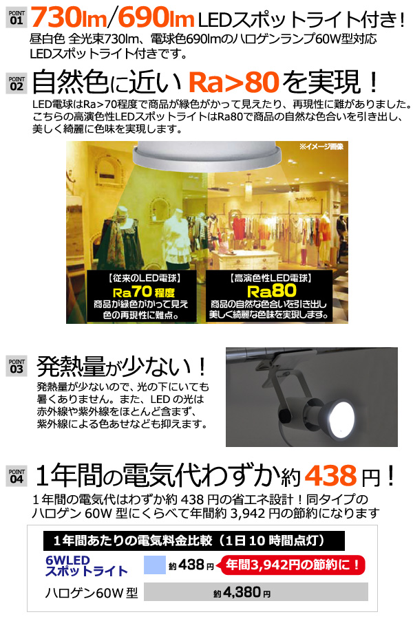 日本人気超絶の LED クリップ式 E11 口金 5個 電球色 スポットライト デスクライト 天井 間接照明 LED電球 中間スイッチ付 6Ｗ広角  電球色690lm - スポットライト - hlt.no