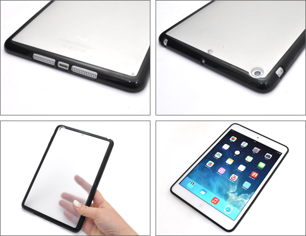 Ipad Mini Retina専用カラーバンパー セミクリアケース シンプルなipad Mini Retina専用カラーバンパー セミクリアケースです 側面はカラー 背面はセミクリアのケースです 衝撃やキズ 埃などからしっかりとipad Mini Retinaを守ります もちろん