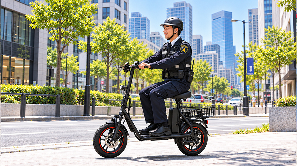 自治体でのEVバイク利用イメージ